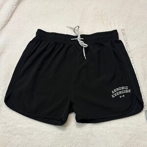 Black 4inch Short Shorts